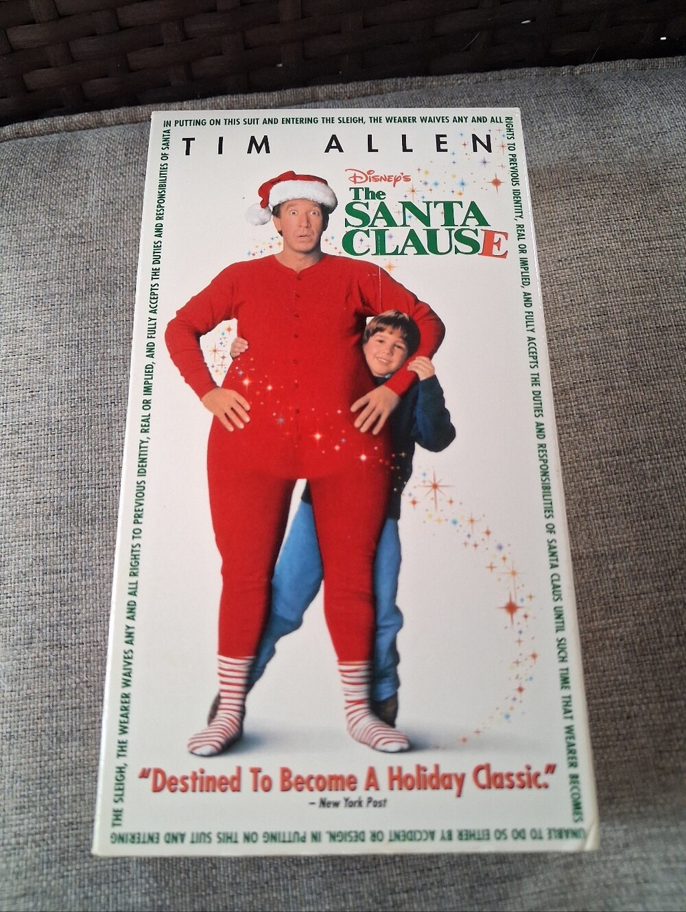 Vintage 90s Walt Disney The Santa Clause Movie VHS Tape